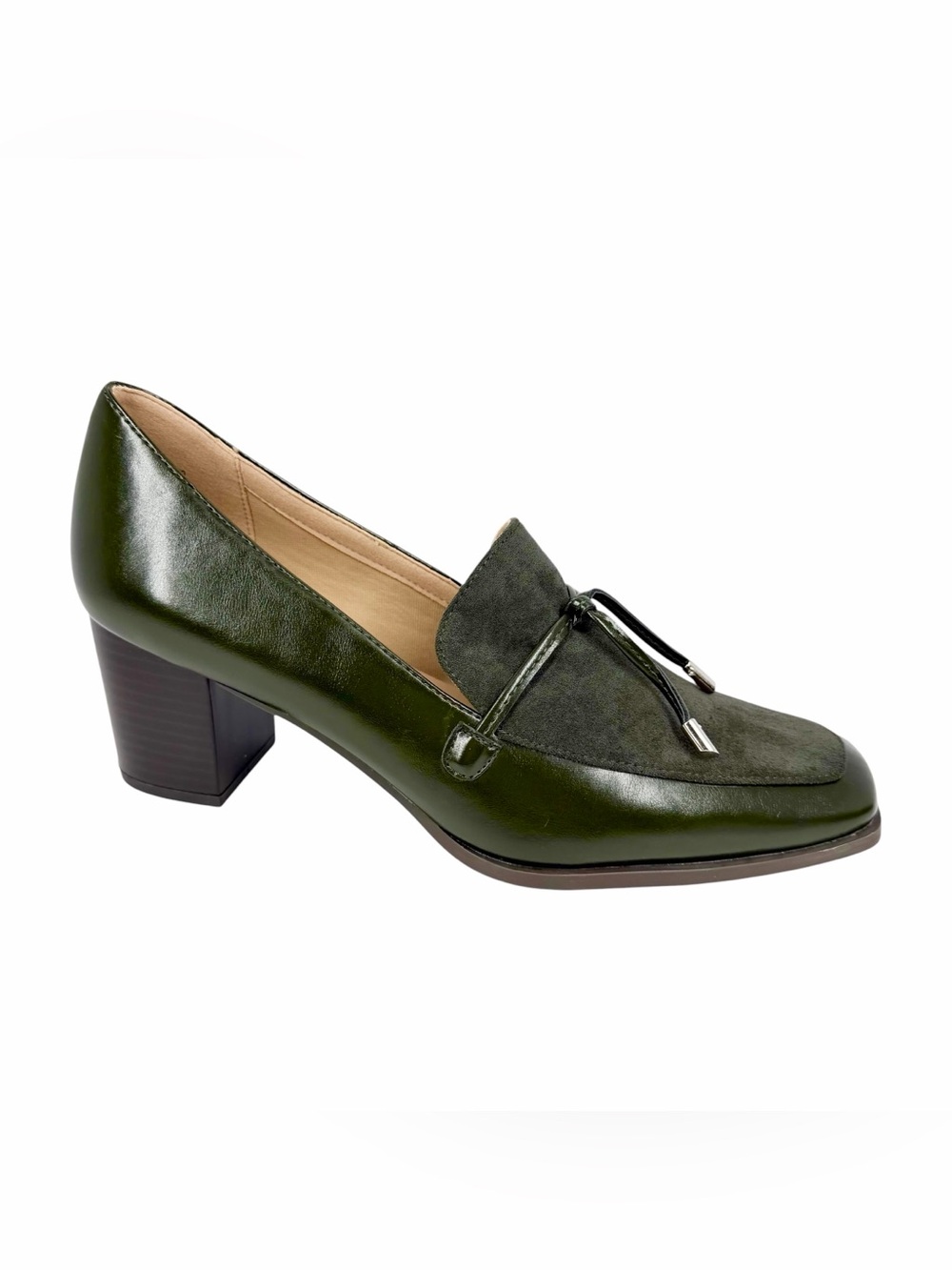 Journee Collection Women's Crawford Loafers Olive Green Size 9.5M